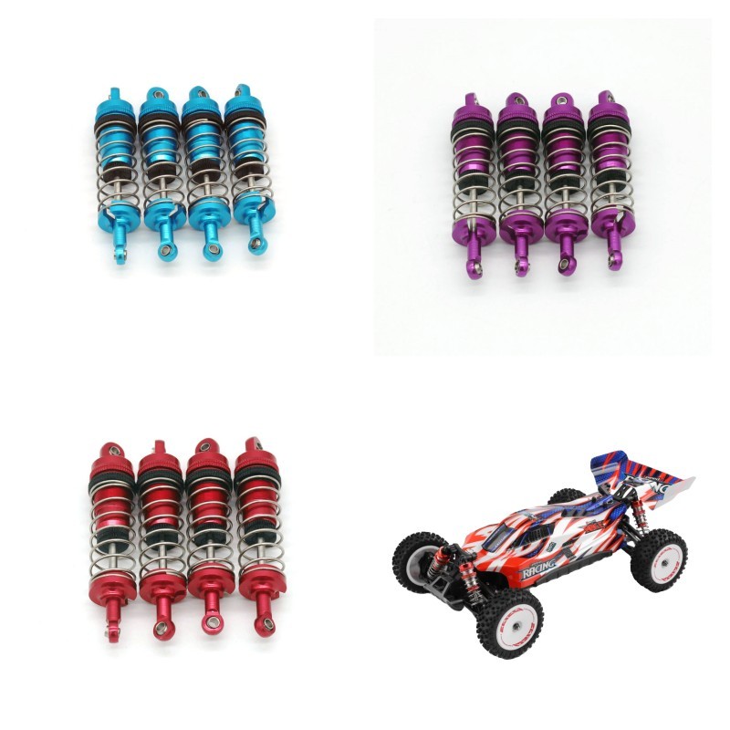 Wltoys 124008 124010 144001 144002 144010 124017 124019  RC car metal shock absorber PO accessories 