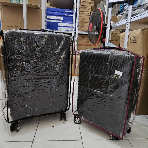 SARUNG KOPER - PELINDUNG KOPER - COVER MIKA UNTUK KOPER - LUGGAGE COVER MIKA 20 INCH 24 INCH - PELIN