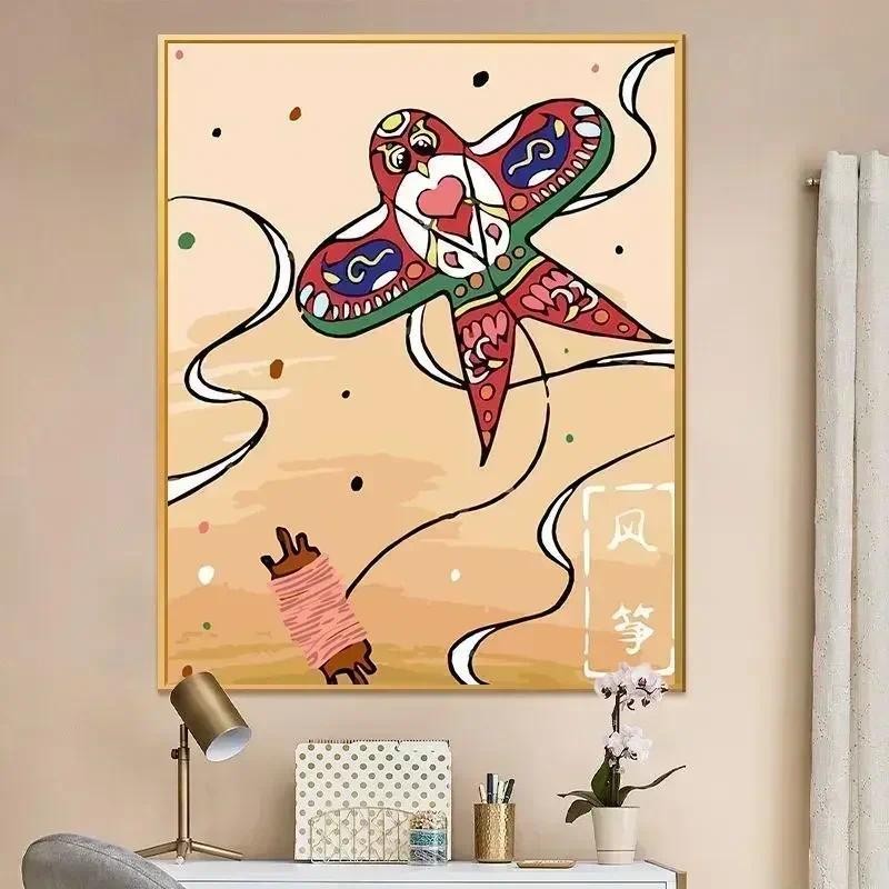 

Tulip DIY Digital Acrylic Flower Painting, Hand-Filled Landscape Painting, Explosion,24998