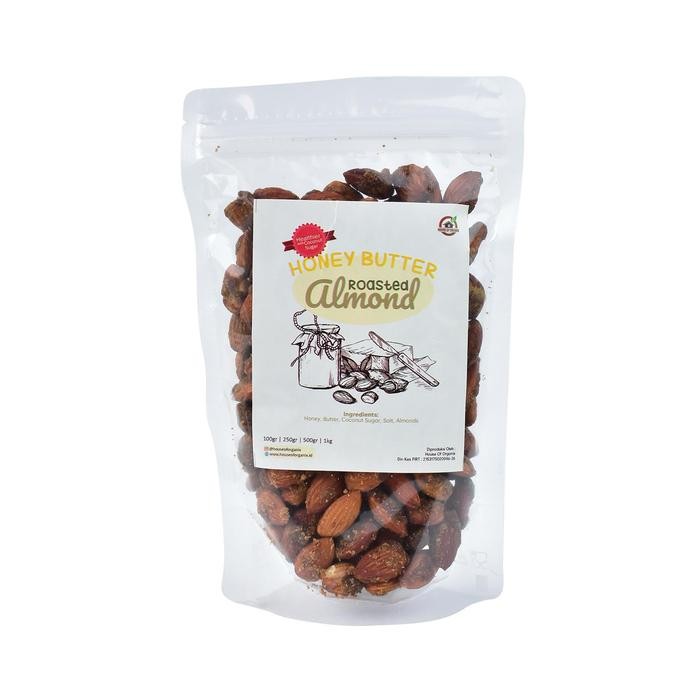 

Honey Butter Roasted Almond Almond Panggang Mentega Madu 1 Kg kacang korea