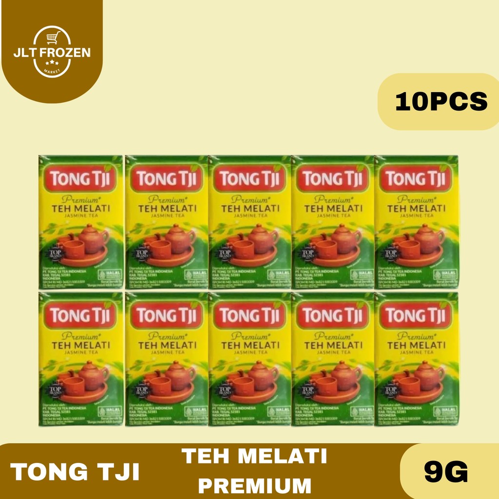 

Tong Tji Jasmine Tea / Teh Melati / Teh Seduh Premium 9g 10 PCS