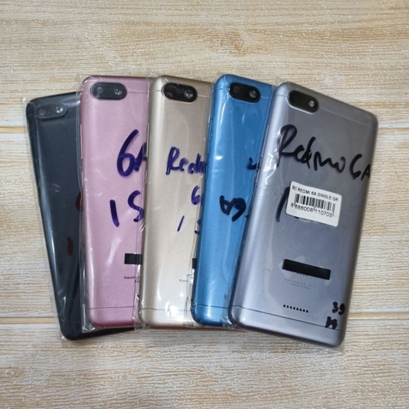 backdoor bekdor backcover tutup belakang Redmi 6A Single SIM
