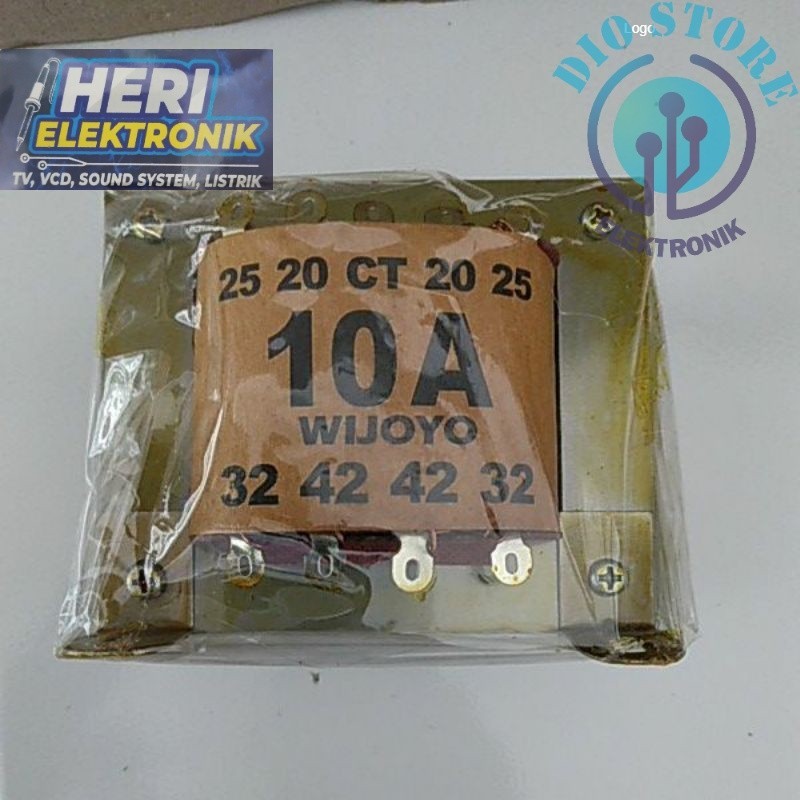 TRAFO 10AMPER CT42V WIJOYO MURAH TEMBAGA MURNI