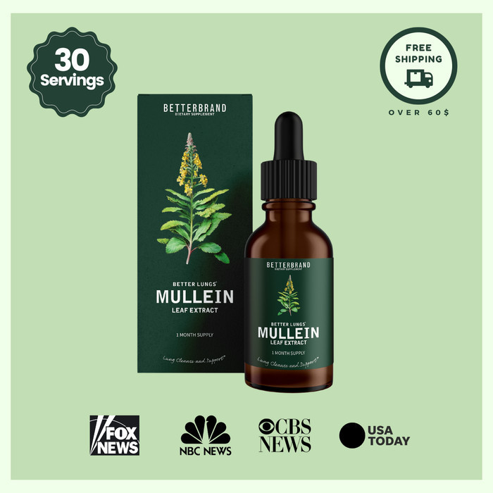 Betterbrand BetterLungs Mullein Leaf Extracts 30 servings