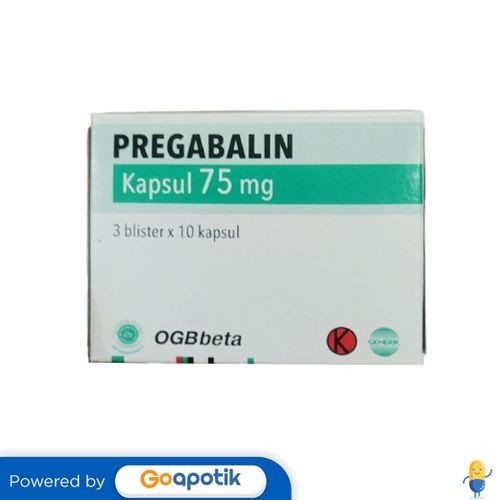 Pregabalin Ogb Beta 75 Mg Box 30 Kapsul