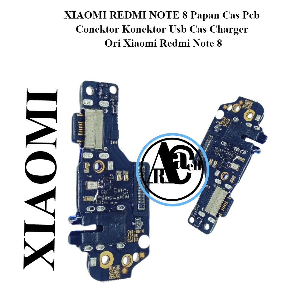 XIAOMI REDMI NOTE 8 Papan Cas Pcb Conektor Konektor Usb Cas Charger Ori Xiaomi Redmi Note 8