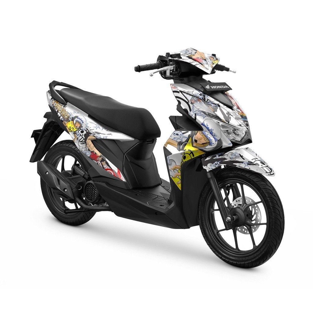 [Decal Anime] Stiker Full Body Beat FI Deluxe Motor Honda Beat 2019 2020 2021 2022 - One piece 2