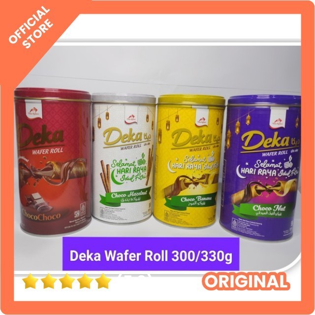 

Deka wafer Roll tin 280gr choco nut - Chocolate exp terbaru