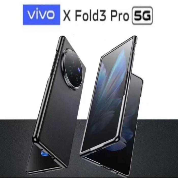 Leather Case VIVO X Fold 3 Pro 5G Ultra Thin Casing Slim Cover VIVO X Fold3 PRO