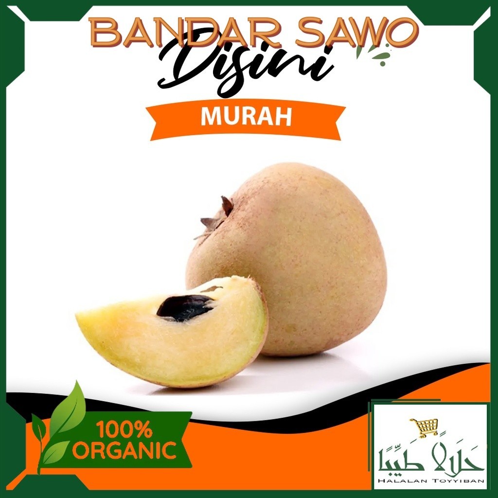

BANDAR buah sawo matang manis per 500gr