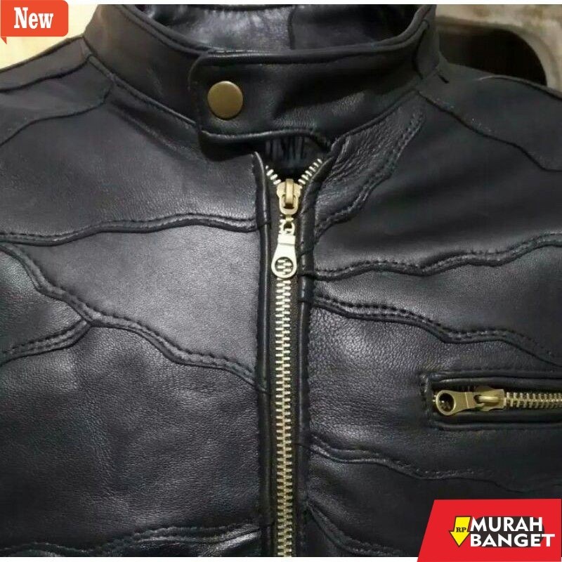 jaket kulit pria garut jaket kulit asli model sambung termurah original