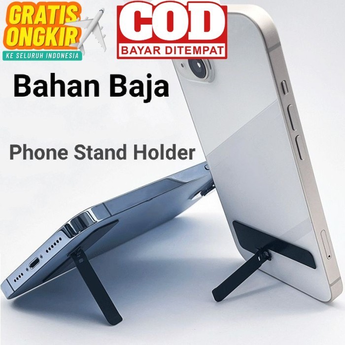 

(Beli 1 Dapat 2) Thin Stainless Cell Phone Holder DM