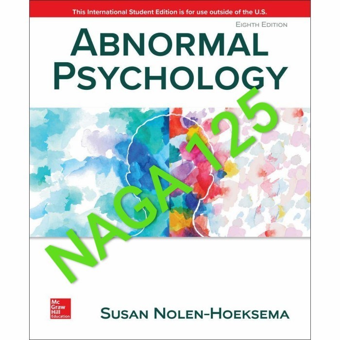 PROMO Abnormal Psychology 8th Eighth Editio Susan Nolen-Hoeksema