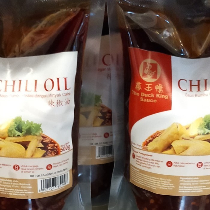 

The Duck king Chili Oil sauce 500gr saos saus
