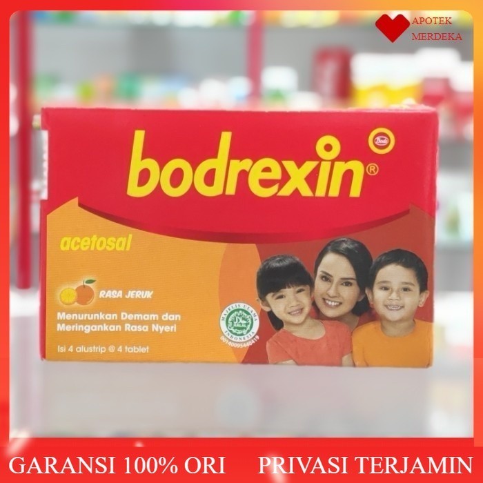 bodrexin tablet / obat demam anak