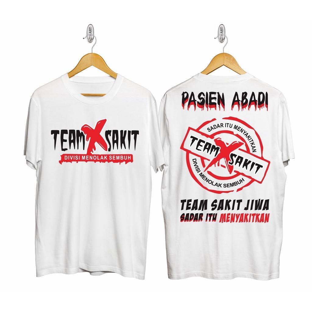 BAJU KAOS DISTRO TEAM SAKIT / KAOS PASIEN ABADI / KAOS ANAK SKUTER / KAOS VESPA / KAOS KEREN / BAJU 