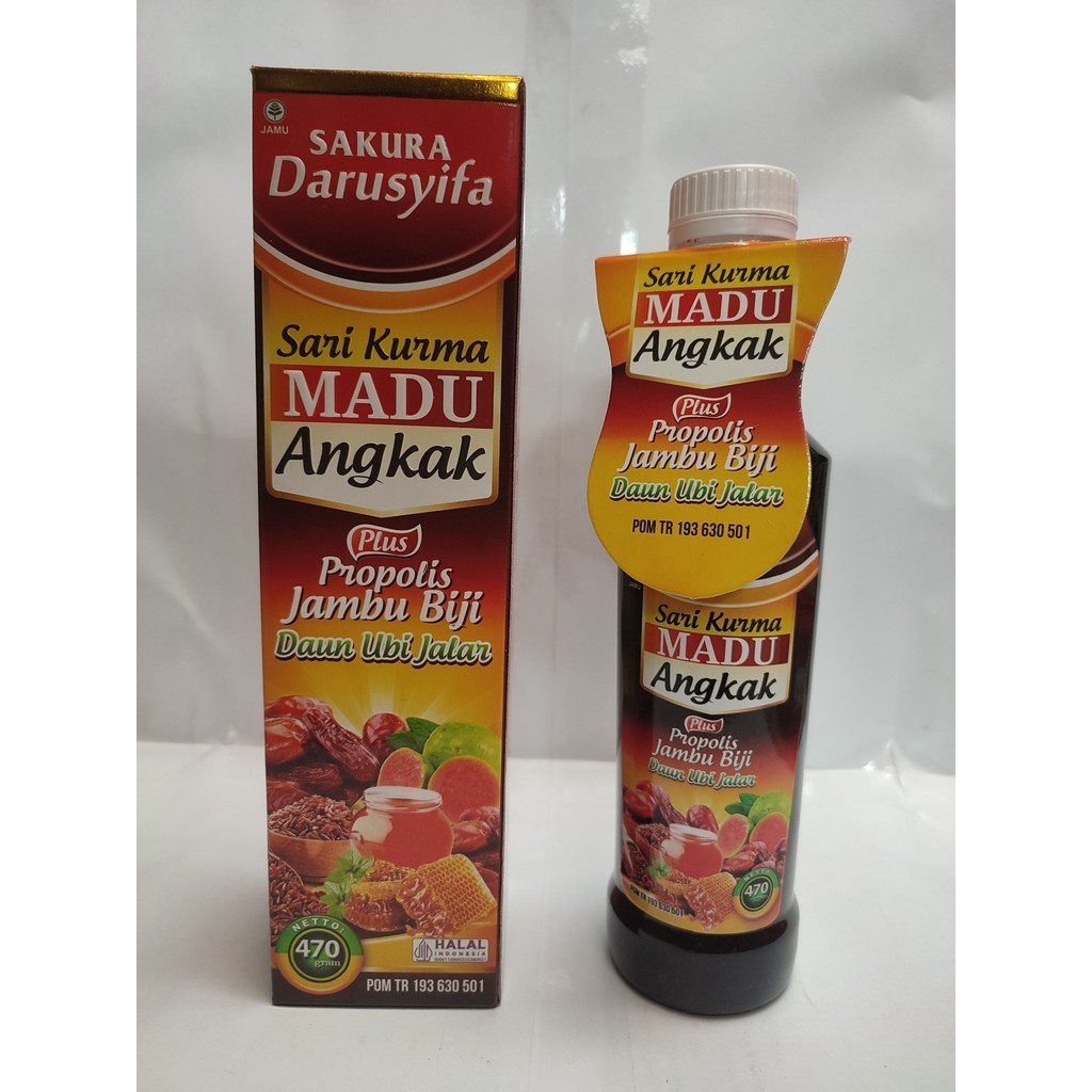 

Sari Kurma Madu Angkak Darusyifa 470 Gram Plus Propolis Jambu Biji Daun Ubi Jalar