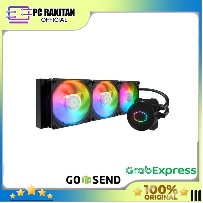 COOLER MASTER CPU AIO COOLER MASTERLIQUID ML360L CORE ARGB (360MM RADIATOR + 3X 120MM ARGB FANS)