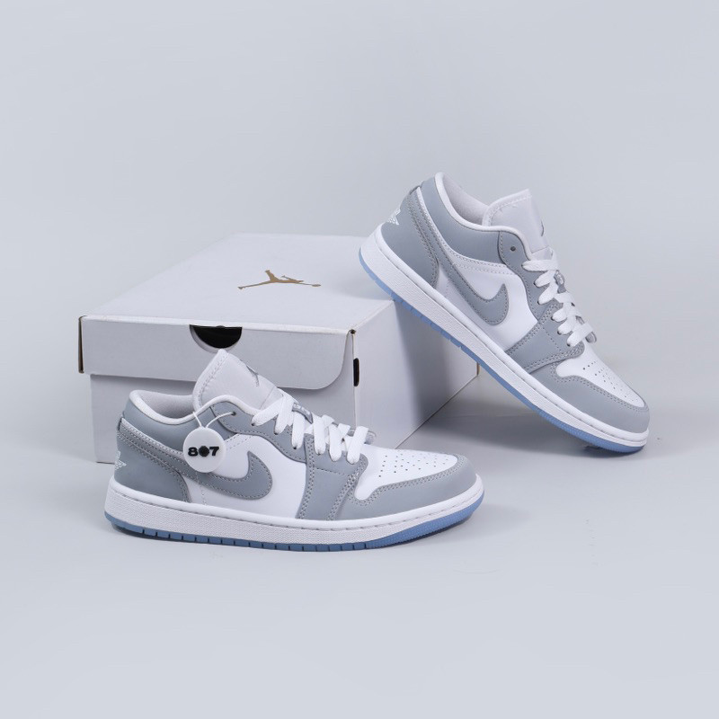 PROMO Air Jordan 1 Low Wolf Grey