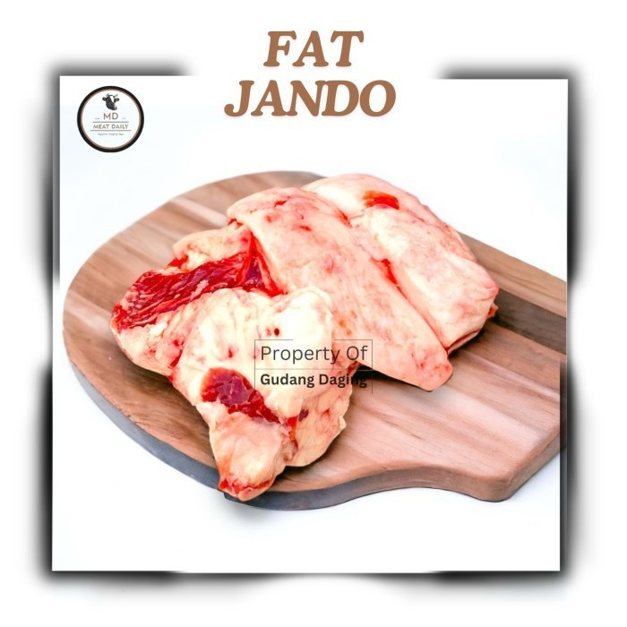 Fat Jando 1kg | Lemak Jando | Gajih Sapi | Gudang Daging