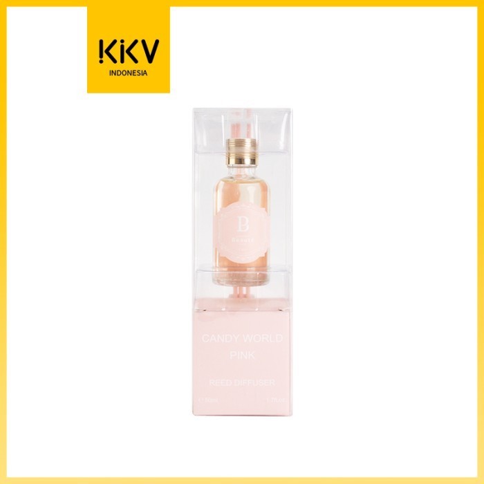 Best Seller[Promo] KKV Premiere Beaute Pengharum Ruangan Aromatherapy Reed Diffuser Stick - Pink