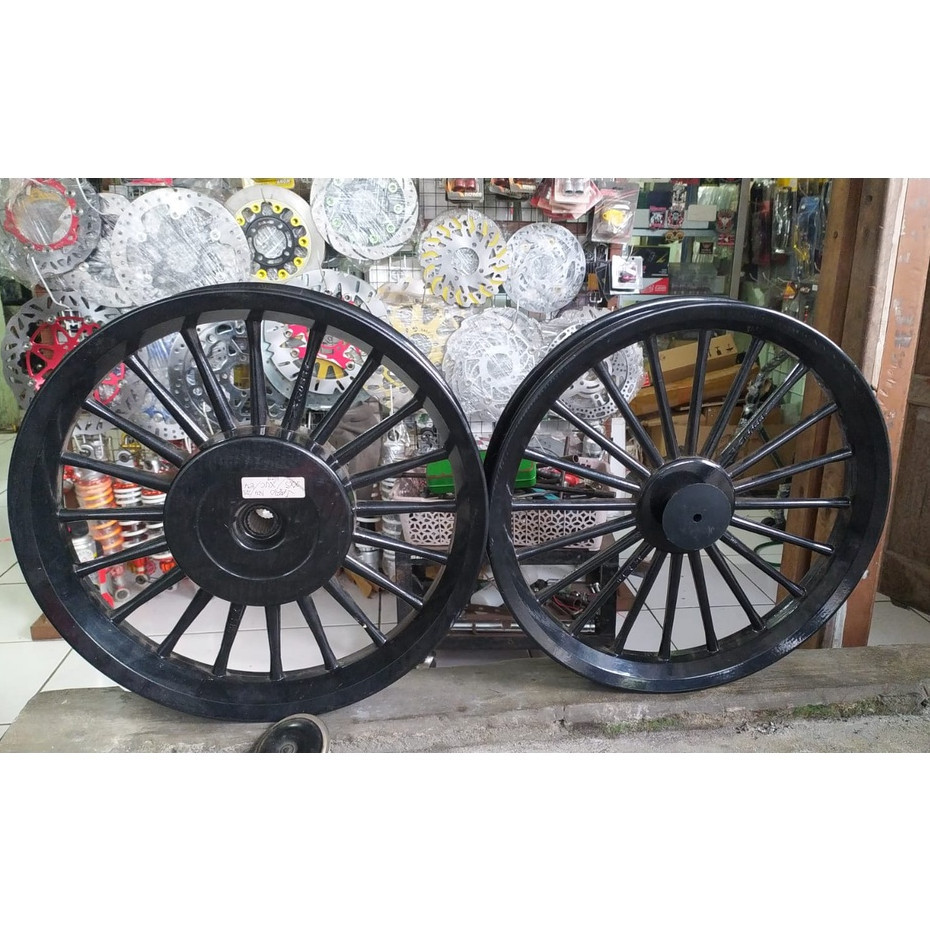 Velg Vrossi palang 20 Hitam Glossy honda beat scoopy spacy vario 110 varias