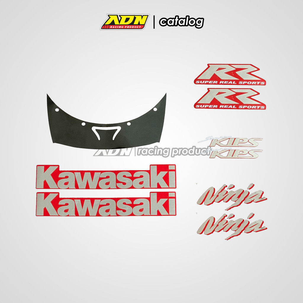 Striping Kawasaki Ninja RR Old Merah Maroon Marun 2008 2009
