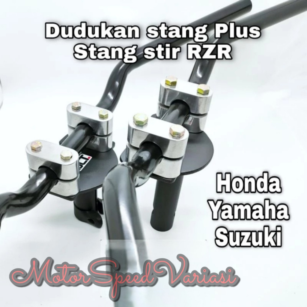 STANG RZR PLUS DUDUKAN STANG RACING ROAD RACE UNIVERSAL MOTOR BEAT VARIO MIO SMASH SUPRA DLL