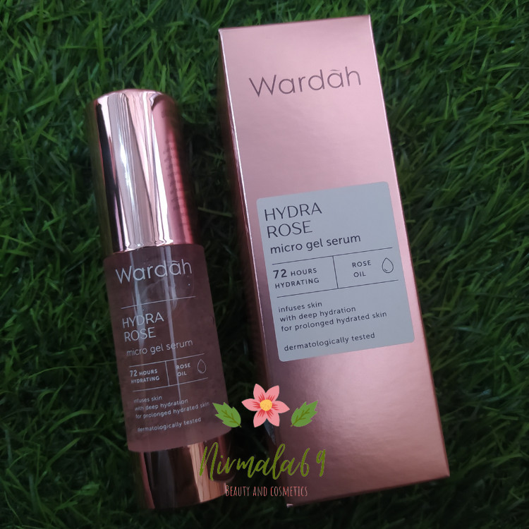 Wardah Hydra Rose Micro Gel Serum 30ml/serum wajah kering/serum wardah hydra rose/serum pelembab muk