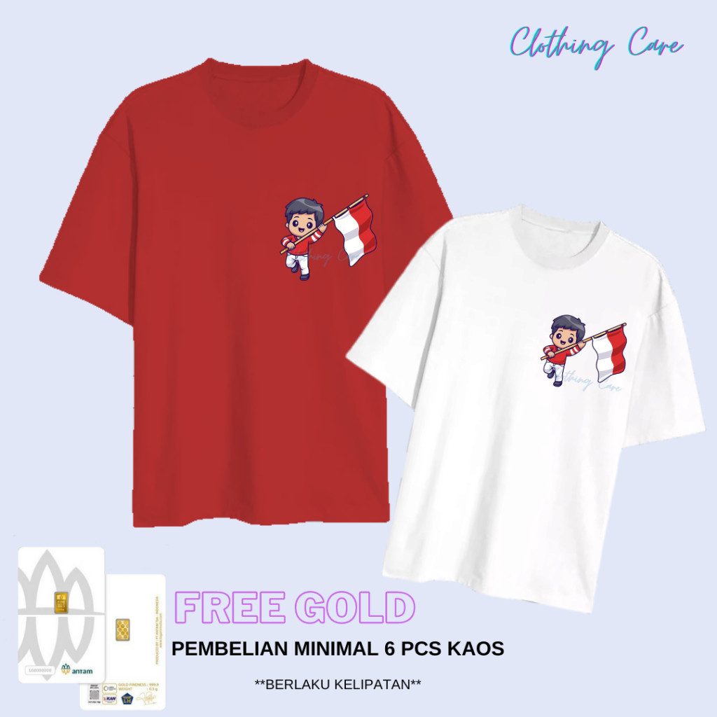 Kaos Atasan HUT RI Kaos Wanita HUT RI Kaos Pria HUT RI Kaos 17an Agustusan Kaos Oblong HUT RI Kaos O