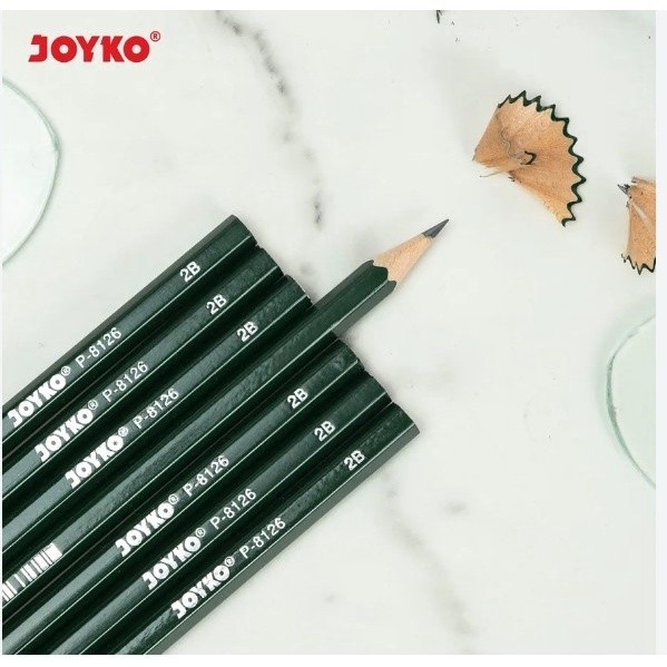 

SID PENSIL JOYKO P-8126 2B JOYKO HIJAU PENSIL KAYU WODDEN PENCIL JOYKO 2B