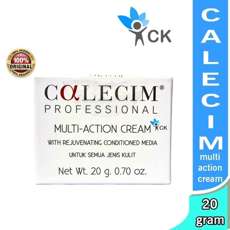 CALECIM - MULTI ACTION CREAM 20 GR - meremajakan kulit wajah