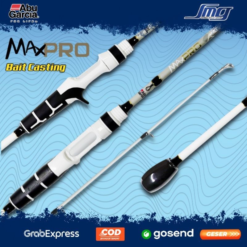JORAN PANCING ABU GARCIA MAX PRO BAITCASTING KUAT TERBARU 100% ORIGINAL | ALAT PANCING |Joran BC | J