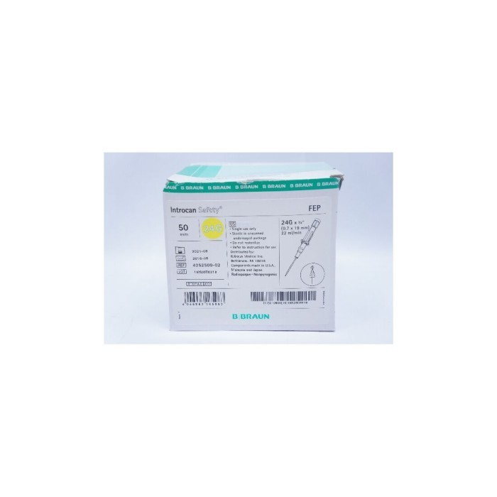 B Braun Introcan 24G / Introcan IV Catheter 24G