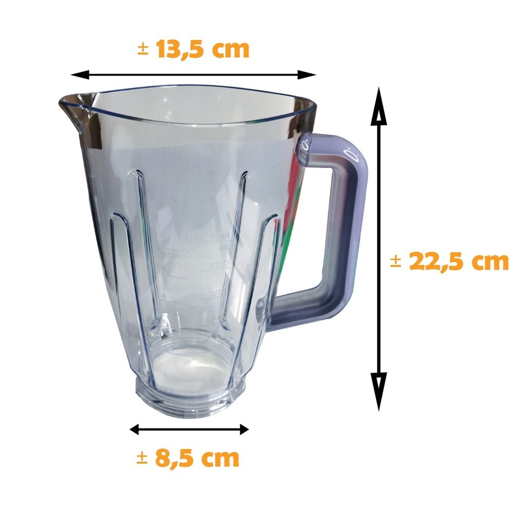 GELAS BLENDER PHILIPS HR 2221 1500ML PLASTIK GLASS BLENDER JUS BLENDER BUAH