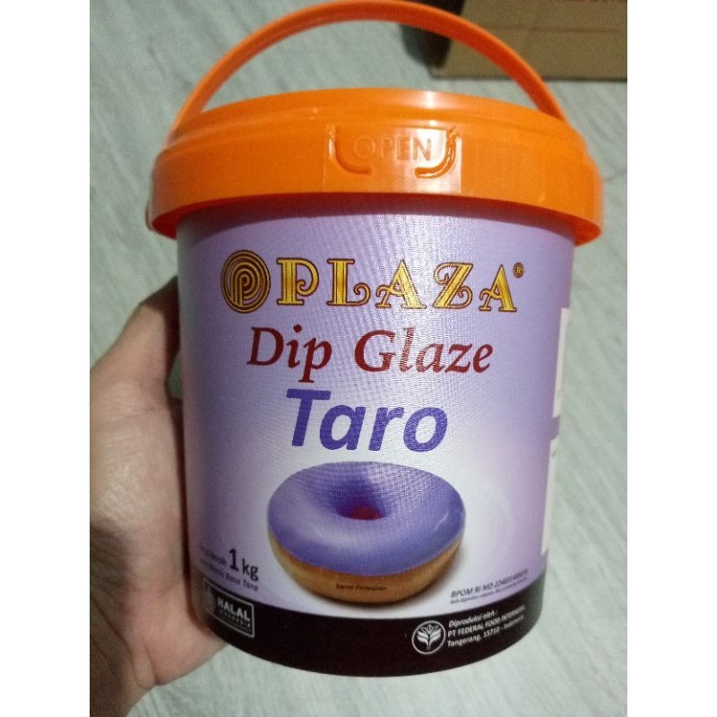 

Plaza Dip Glaze Taro 1kg Selai Olesan Donat, Roti Bakar dan Topping Es Krim