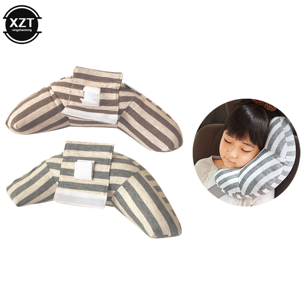 Soft Car Neck Pillow Children Auto Car Seat Headrest Pad Shoulder Support Cushion Cotton Soft Sleep 