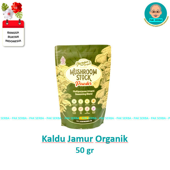 

TERJUAL Kaldu Jamur Organik Mushroom Powder Umami Seasoning Djoeragan Rempah - 50gr