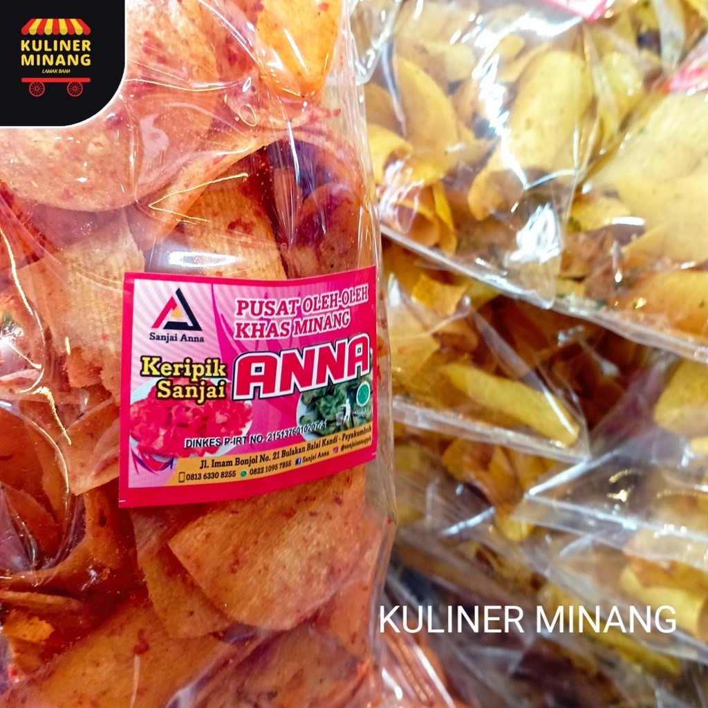 

Kuliner Minang Kripik Keripik Kerupuk Taleh Talas Balado Jagung Kunyit Kuning AnnA Oleh-Oleh Asli Cemilan Kampung Makanan Khas Payakumbuh Padang Jajanan Snack Kabau AX00