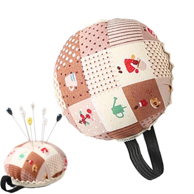 

Needle Holder Needle Cushion Pincushions Portable Wrist Pin Holder With Elastic Wrist Belt For Patchwork Hand Sewing Manual Diy