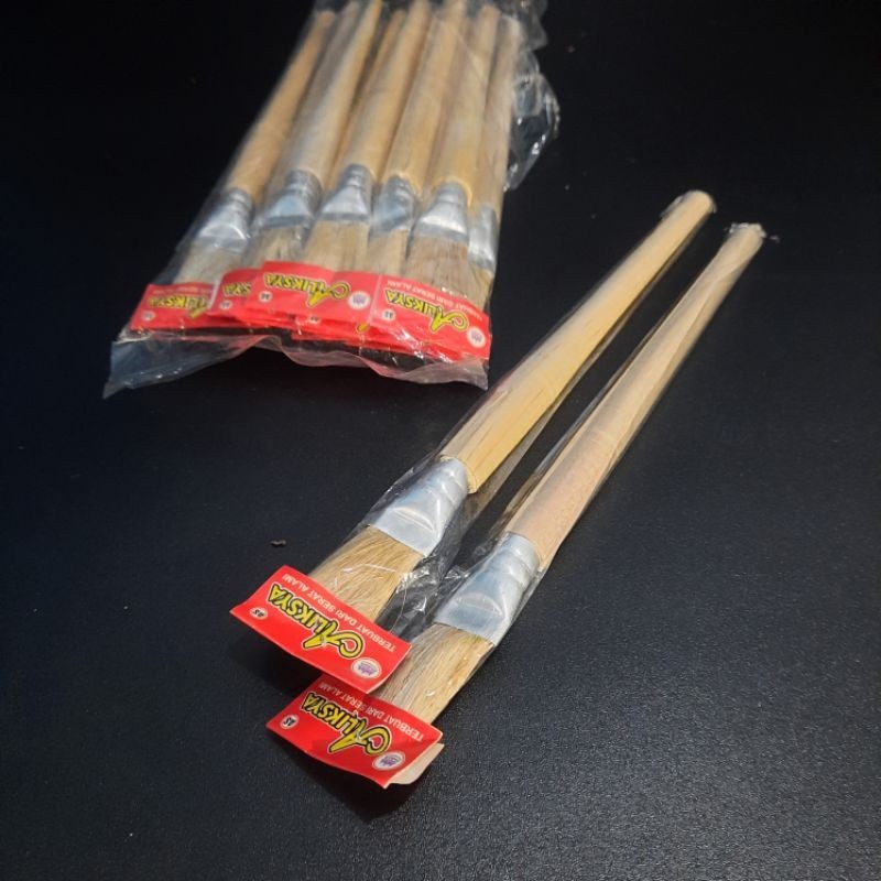 

Kuas kayu poles kue high quality finsihing halus - Kuas serbaguna