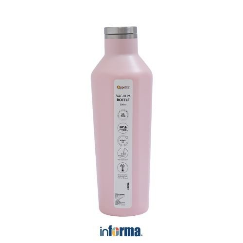 GM23J Informa Appetite 500 ml Darya Botol Vacuum Flask - Pink Tumbler Termos Minuman Tempat Air Minu