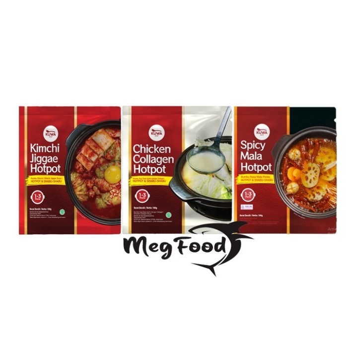 

Kuwa Bumbu Sup Spicy Kimchi Chicken Hotpot 100 Gram