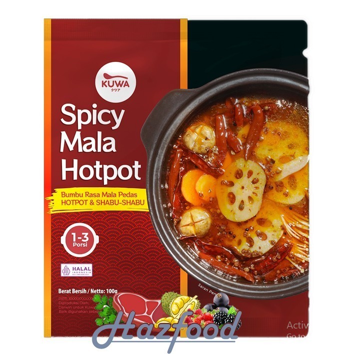

KUWA Spicy Mala Soup Hotpot - Kaldu Sup Pedas Mala - 100g