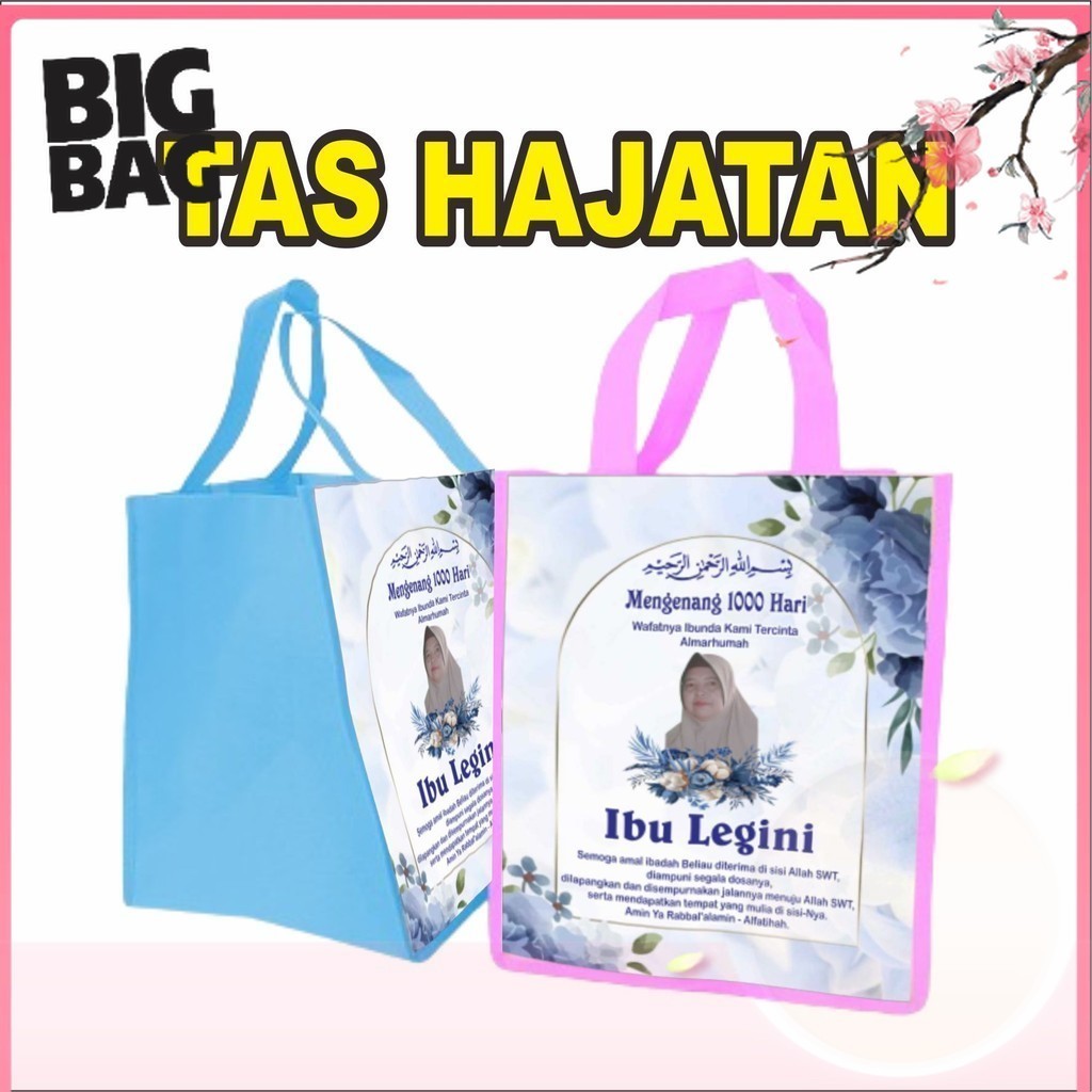 

BIGPRINT - Tas Hajatan Custom Kain Spunbond Tebal Tas Mengenang Tas Kematian Tas Haul