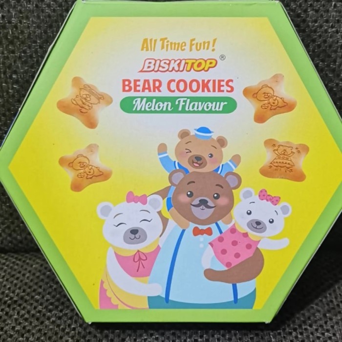 

Biskitop Bear Melon Biscuit/Snack ulang tahun/Biscuit ulang tahun