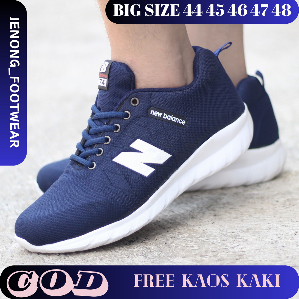 AV47UI SEPATU SPORT OLAHRAGA UKURAN 44 45 46 47 48 SEPATU LARI PRIA SNEAKERS UKURAN JUMBO SEPATU BIG