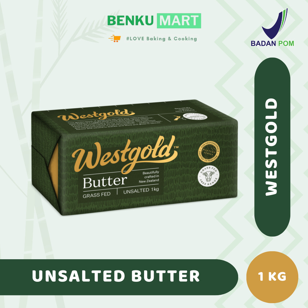 

Westgold Unsalted Butter 1 Kg | (IMPORT NEW ZEALAND)