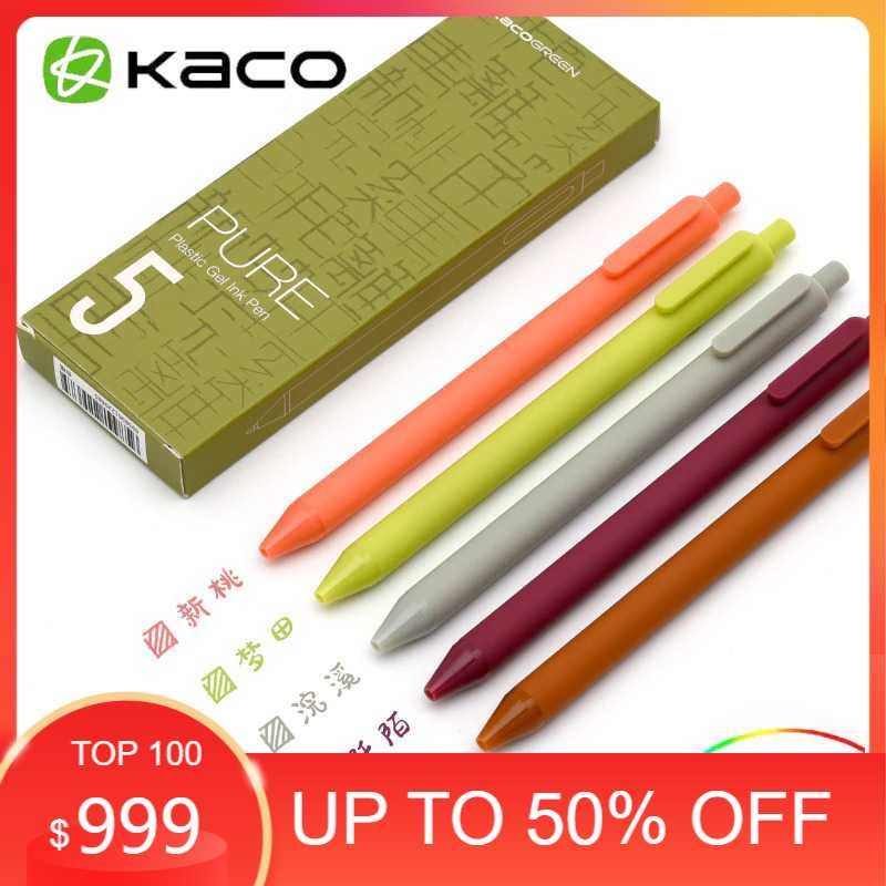 

Kaco PURE Classic II Gel Pen Pena Pulpen 0.5mm 5 PCS (Colorful Ink)