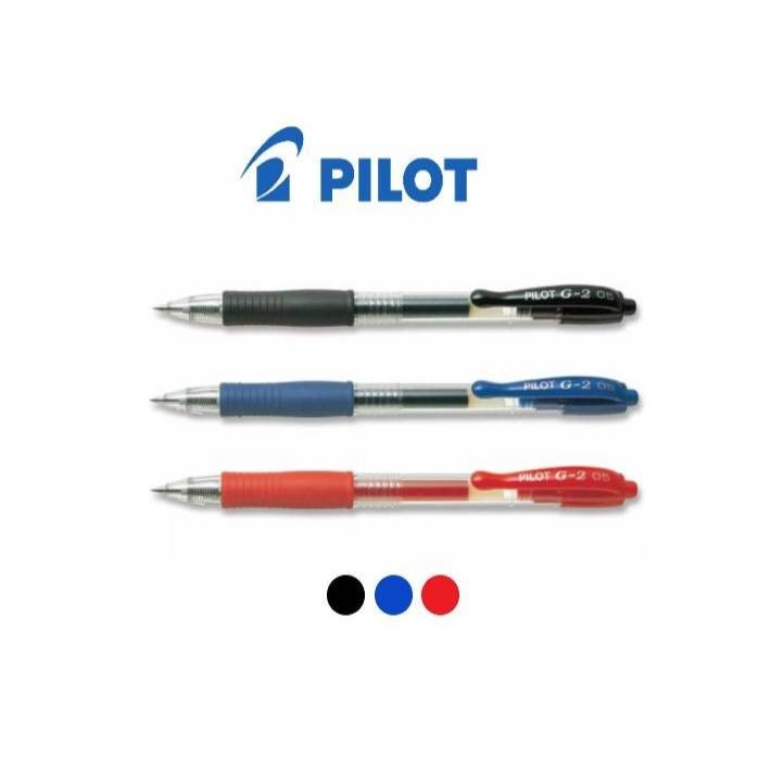 

Pulpen & Refil Pilot BL - G2 Gel Pen 0.7 mm Hitam & Biru Gel Pen Pilot 0.7mm - Satuan SHAGB